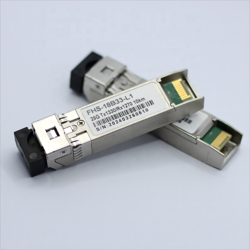 SFP28 25GBASE-D 1330nm-TX/1270nm-RX 10km DOM Simplex LC/UPC SMF Optical Transceiver Module