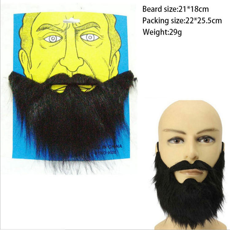 Cosplay Costume Halloween Decor Props Mustache Fakes Beard For Sale