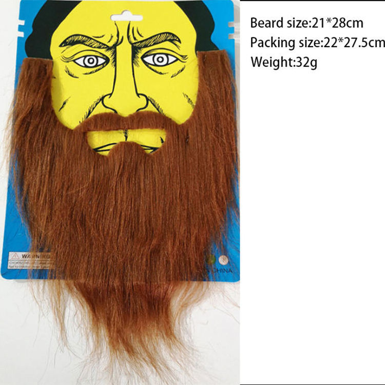 Cosplay Costume Halloween Decor Props Mustache Fakes Beard For Sale