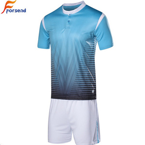 Sports Jersey New Model Wholesale 100% Polyester Mesh Sublimation Printing Custom T- shirt Soccer Jersey