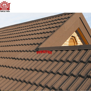 2019 Hot Sale Hangzhou Factory price uganda stone chip coated metal roof tile In Accra