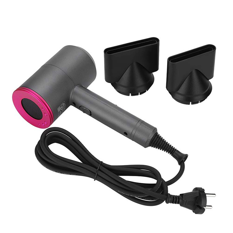 Strong Wind Professional Cheap Hair Dryer Hot and Cold Air Negative Ion Hair Dryer LED Electric Battery 30 Plastic Diffuser D087