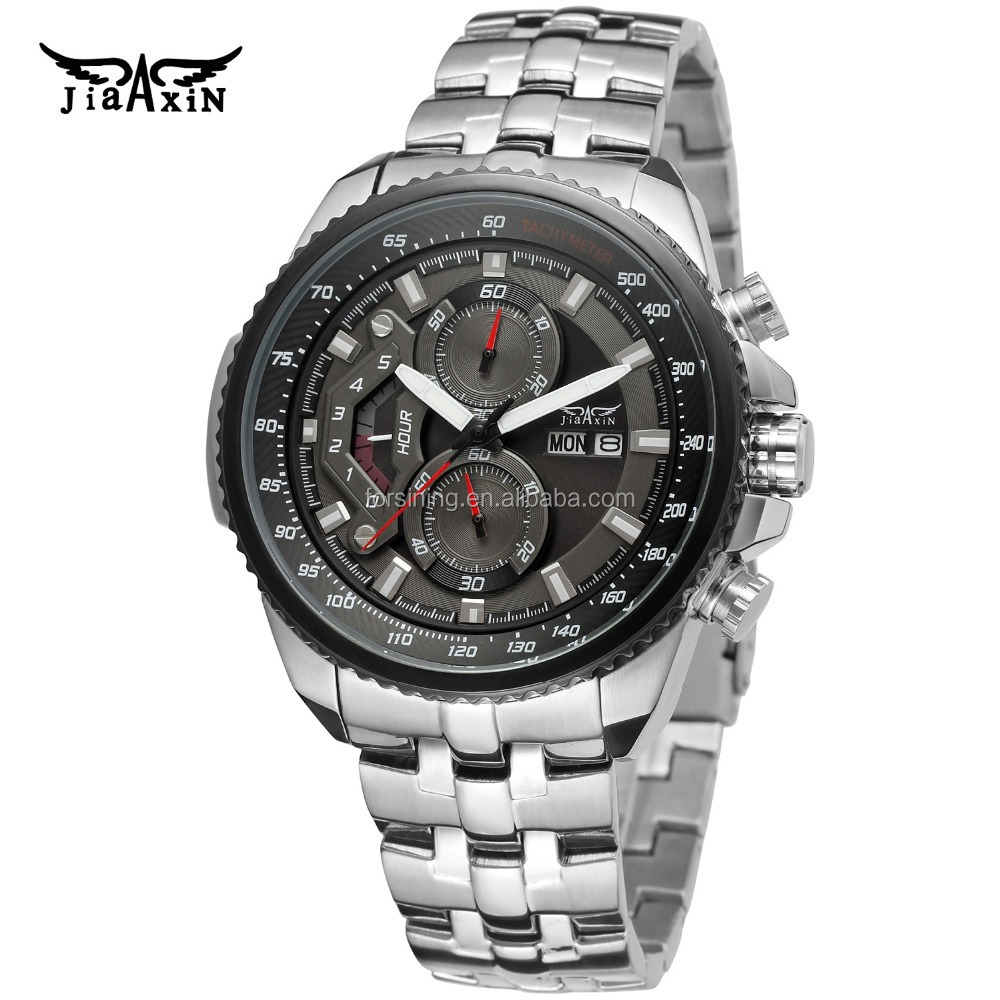 3 ATM Waterproof Luxury Brand Watch Men Japan Movt Full Stianless Steel Material Quartz Black watch