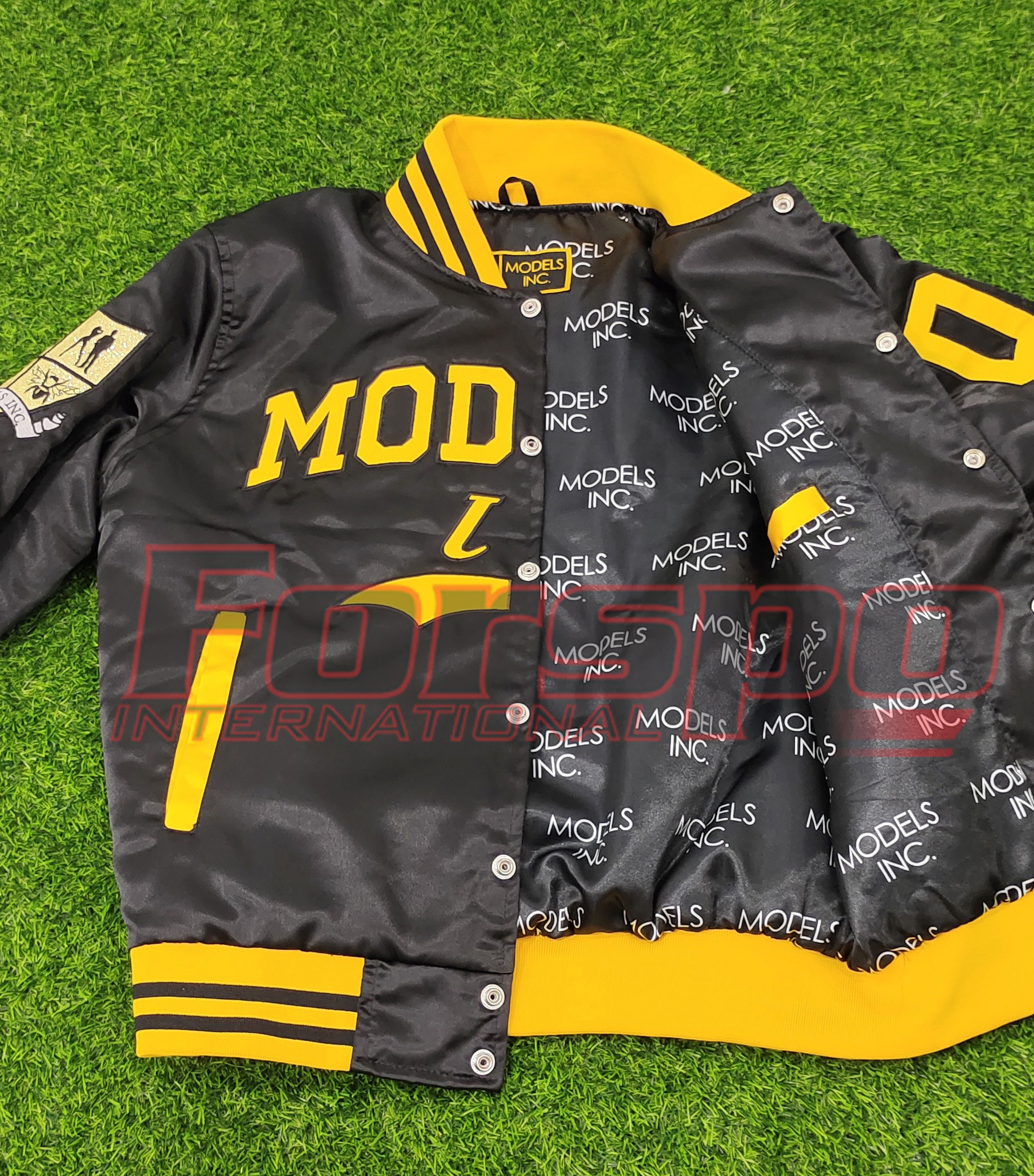 Custom Men Bomber Jacket Wholesale  Satin Baseball Jackets