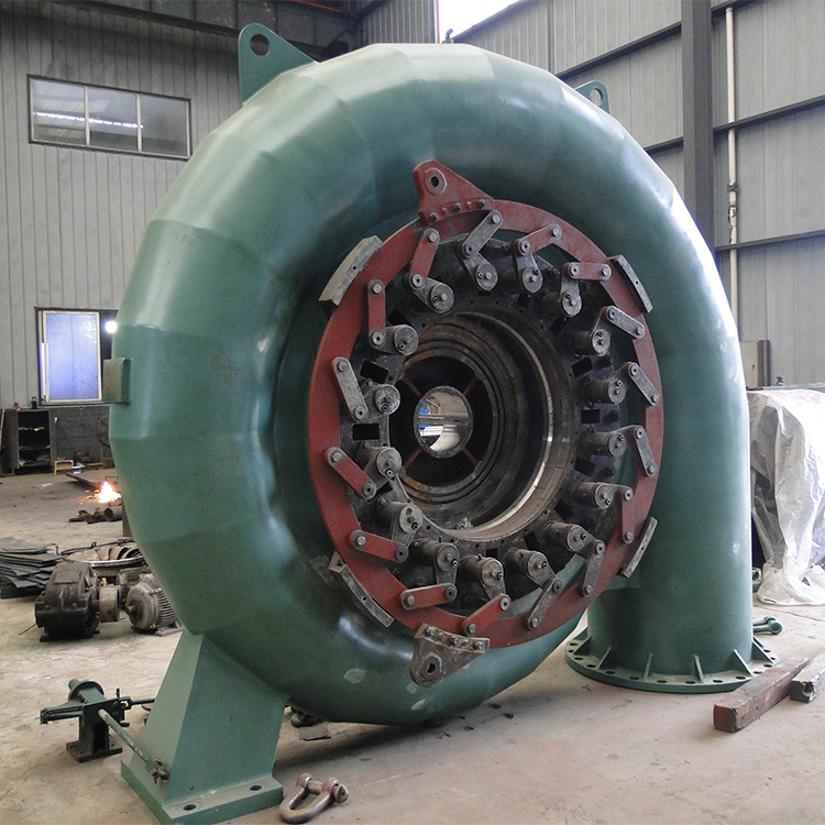 Brushless Low Head Horizontal Turbine Francis 10MW 8MW 5000kw Set Francis Turbine Generator