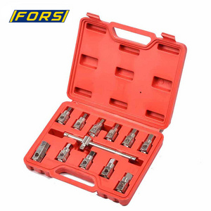 Auto Tools 12PC Oil Drain Sump Plug Key Socket Set Gearbox Removal Wrench