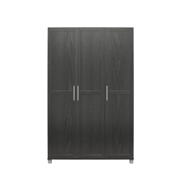 Modern 3 Doors Easy Assemble Self Assembly Fixable Wardrobe Closet Modular Cabinet Children Cupboard Drawer Closet Wardrobe