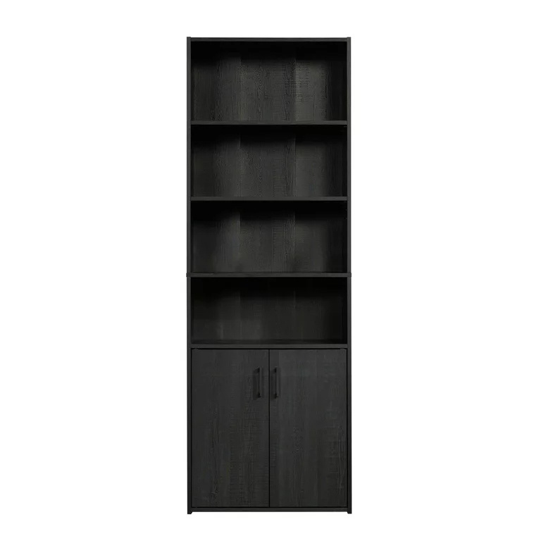 Modern MDF Kids Children Open Shelf Storage Cabinet Office Wall Modular Cube Bookcase Bookshelf with 2 Doors