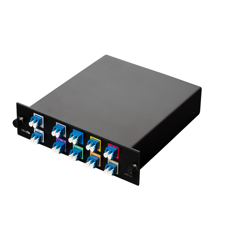 Best Market Price MikroTik CWDM-MUX8A A Passive MUX/DEMUX Unit that Allows the Combining of Up to Eight Fiber Links Into One