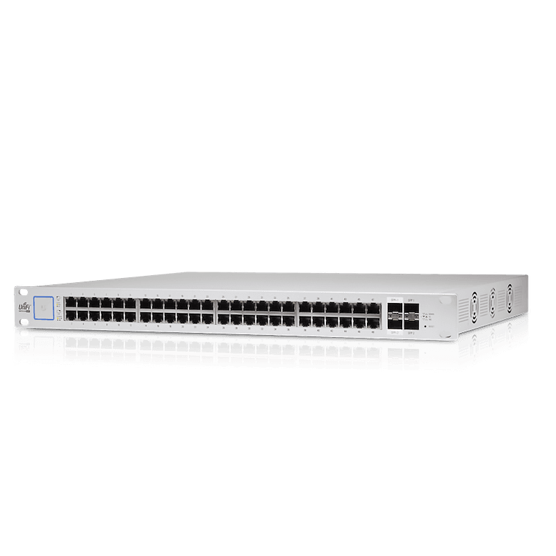 Good Sell Ubiquiti US-48-500W  Layer 2 POE Switch With (48) GBE POE And 24V Passive POE RJ45 Ports (2) 1G SFP Ports And (2) 10G