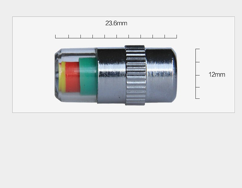 Car Air Alert Monitor Wheel Pressure 2.4 Bar Measuring Tire Air Valve Stem Dust Cap