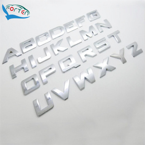 Car Chrome Custom Letter Nameplate Badge Emblem Decals