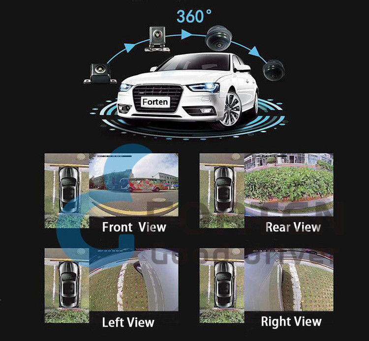 Round View 3D Car Security 360 Degree Camera Bird View System For LAND ROVER Range Rover Vogue SPORT