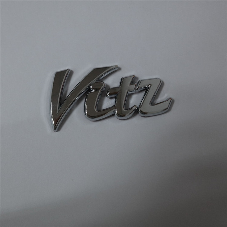 Plastic Customized Unique Chrome ABS Car Sticker Emblem Fit For Toyota