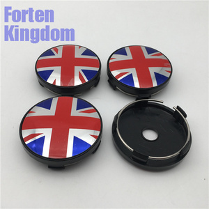 60mm United Kingdom Flag Logo British ABS Plastic Paint Vehicle Wheel Hubcap Wheel Centre Car Center Caps