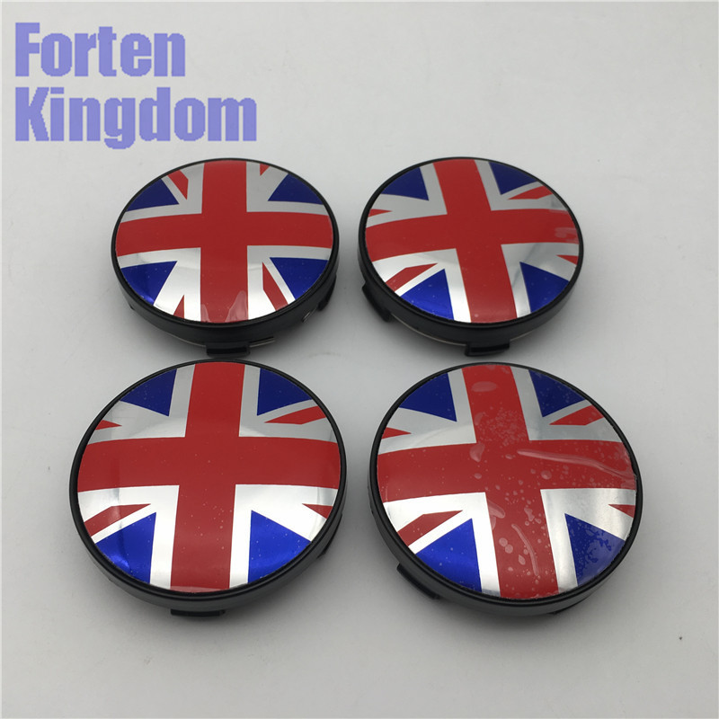 60mm United Kingdom Flag Logo British ABS Plastic Paint Vehicle Wheel Hubcap Wheel Centre Car Center Caps