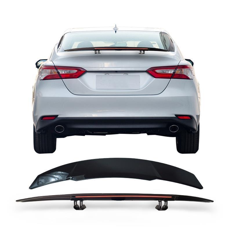 New Design Modified Glossy Black high quality Body Kit Exterior Accessories Rear Wing Trunk Spoiler Black car spoilers for Camry