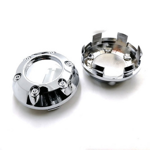 68mm Chrome Black Blank Car Custom Modified Universal Wheel Hub Center Caps Cover