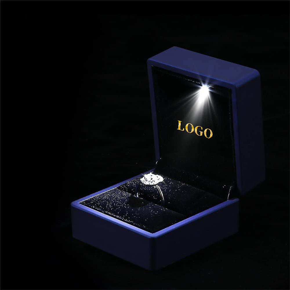 FORTE PACKAGING Earrings necklace cuba link chain boxes luxury Custom ring jewelry boxes jewellery packaging with led light