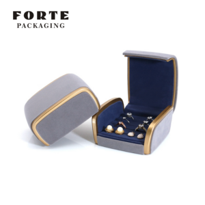 FORTE Microfiber ring Boxes new arrival microfiber gift box jewelry luxury microfiber sofa jewelry box set