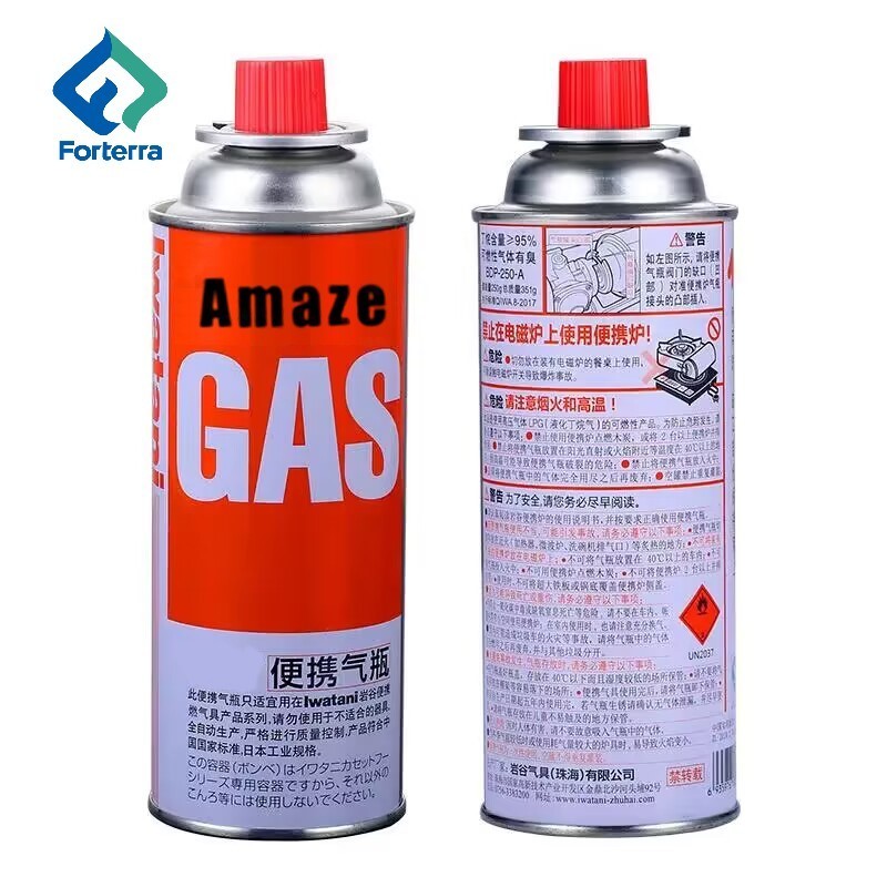 Wholesale Portable Small Camping Tank Disposable Butane Gas Cylinder Standard 220G Gas Cartridge for Sale