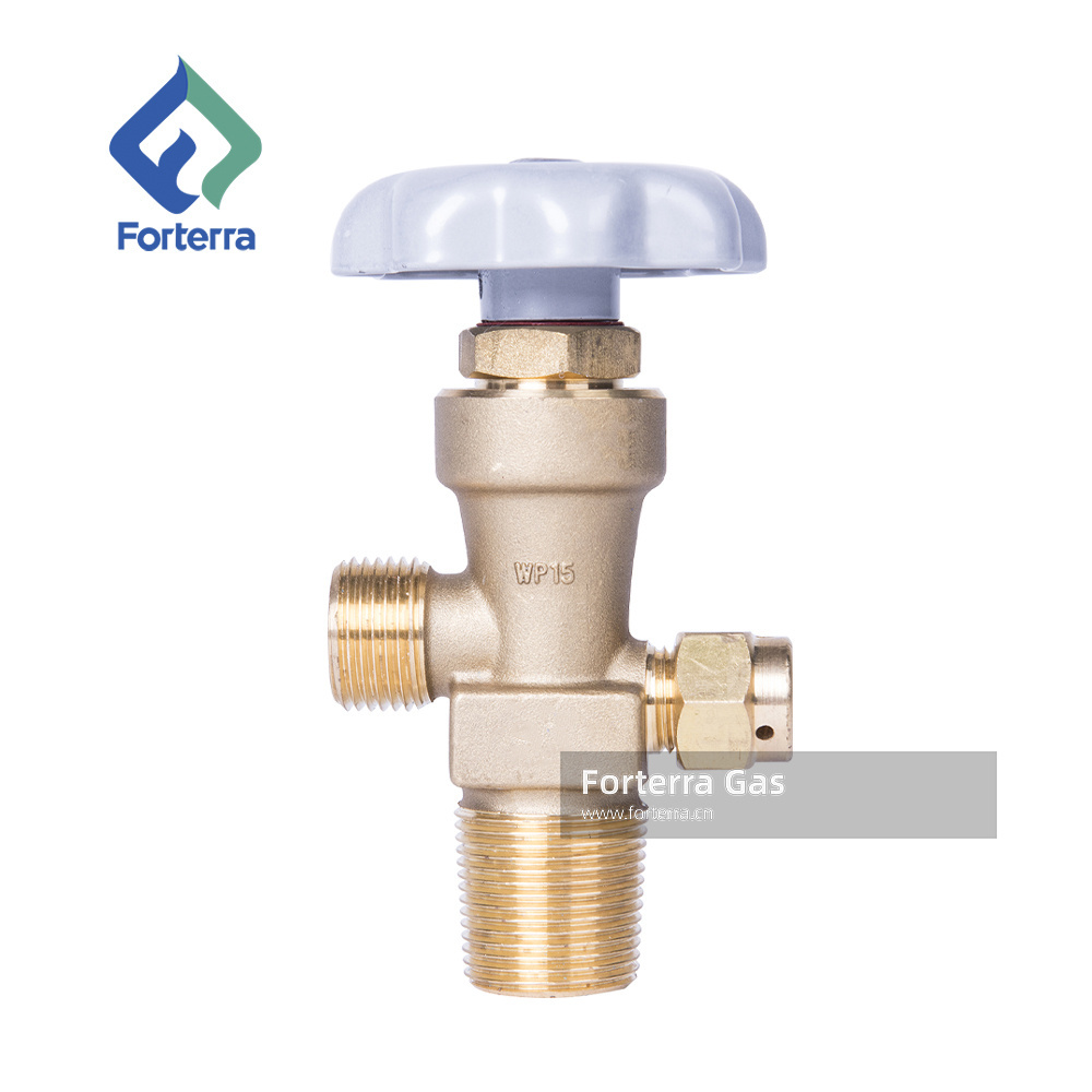 Industrial CO2 Gas Cylinder Valve G5/8 Outlet Thread 15Mpa Brass QF-2A Valve for CO2 Cylinder