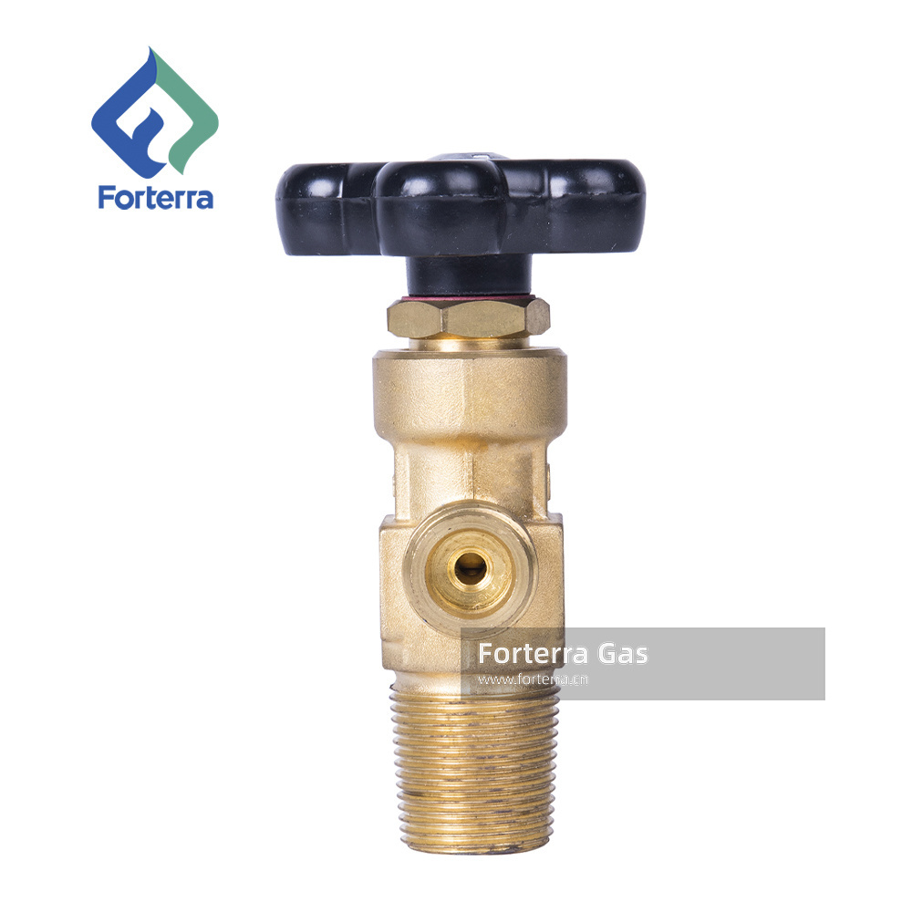 Industrial CO2 Gas Cylinder Valve G5/8 Outlet Thread 15Mpa Brass QF-2A Valve for CO2 Cylinder