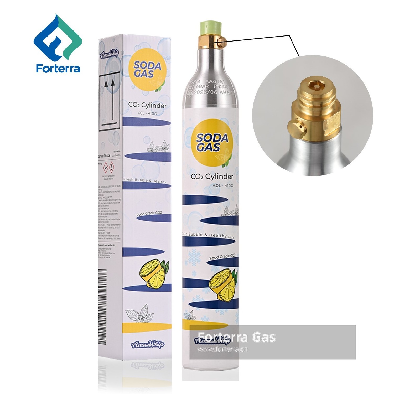 Wholesale 12g 24g CO2 Cartridge Aluminum CO2 Capsules 50cc 60cc Small CO2 Cartridge Gas Cylinder