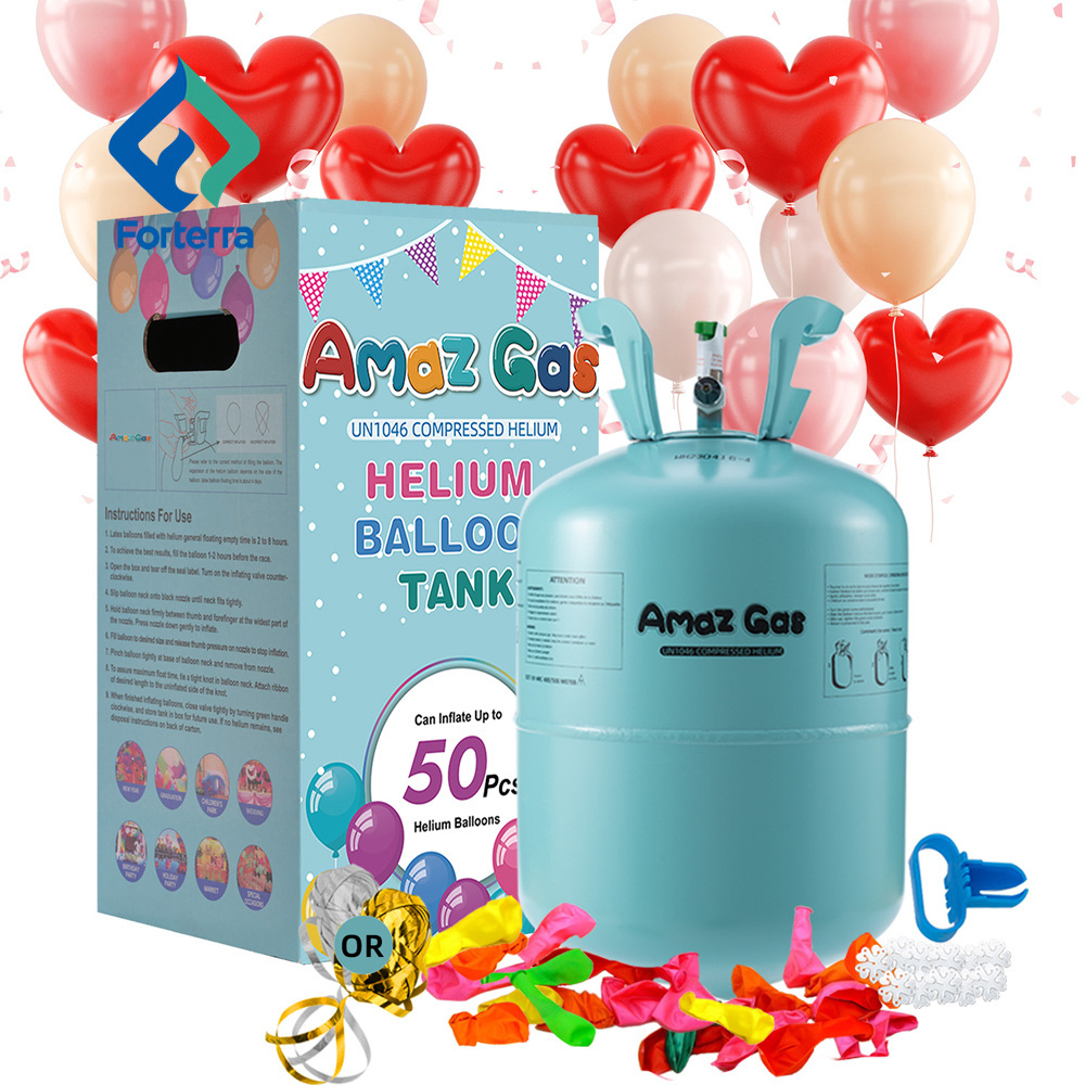 Hot Selling Big Disposable Hellium Gas Tank 22.3L 50LB Filling Helium Balloon Gas Cylinder For Holiday Decoration