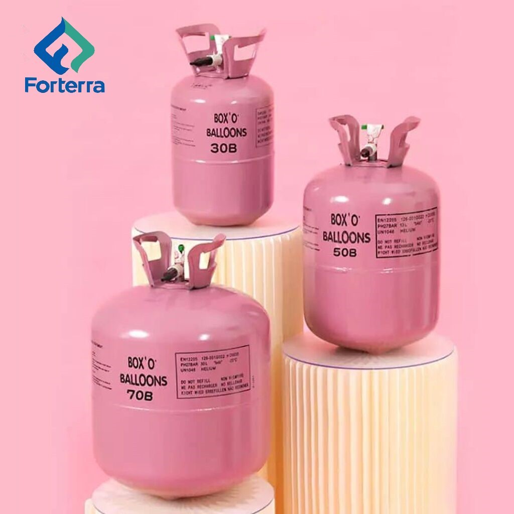 Wholesale Disposable Steel Cylinder Filling High Purity Helium Gas13.4L 22.3L Helium Gas for Balloons