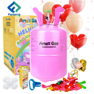 Wholesale Disposable Steel Cylinder Filling High Purity Helium Gas13.4L 22.3L Helium Gas for Balloons