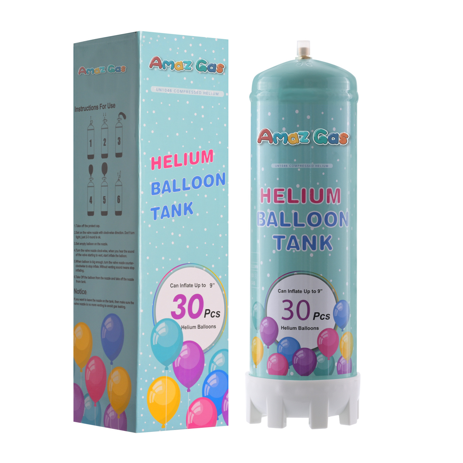 Wholesale Pure 99.9% Portable Helium Gas Tank 2.2L/3.3L Disposable Hellium Gas Cylinder