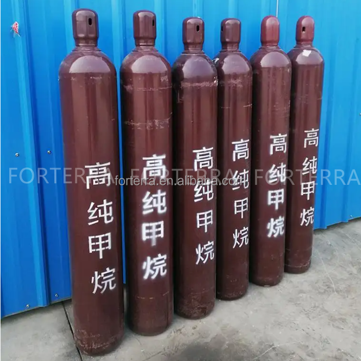 150 Bar 40L/47L/50L Compressed Methane Gas Cylinder Seamless Steel Gas Cylinder For CH4