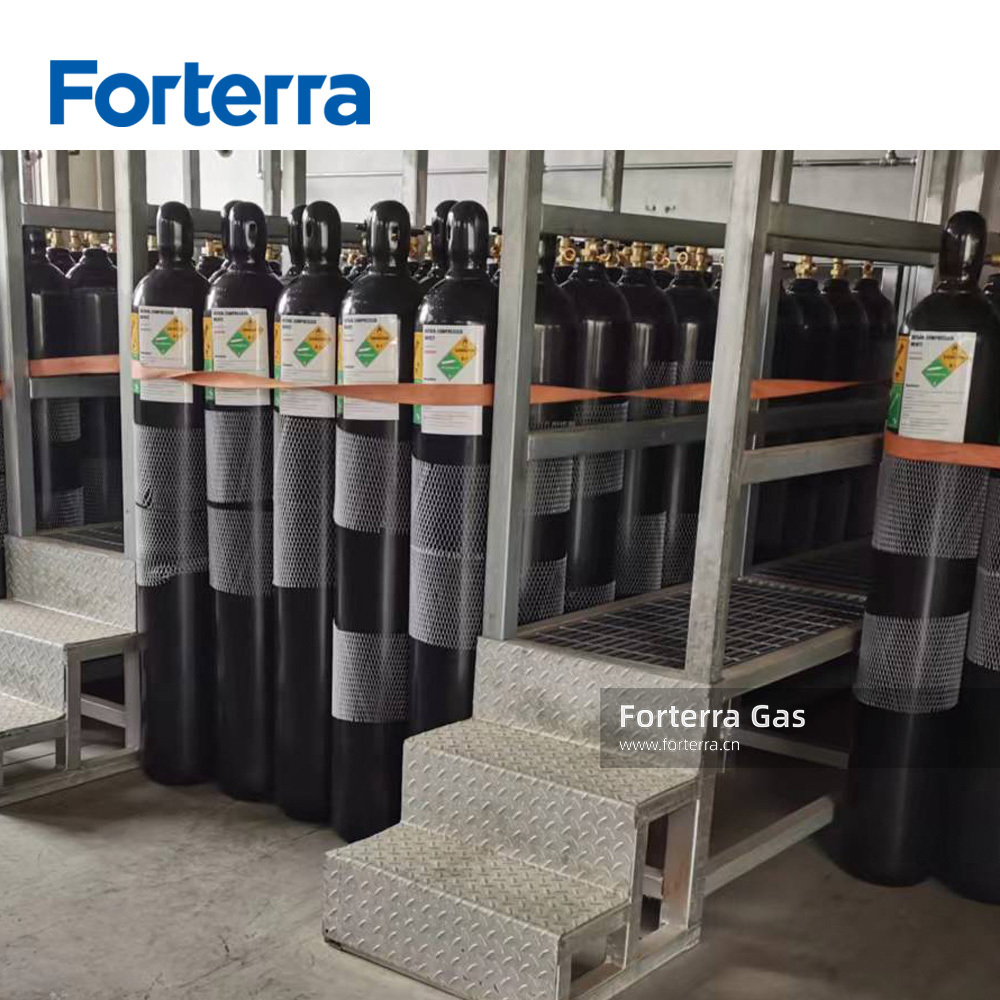 Factory Price High Purity 99.9999% Oxygen Gas 50L Seamless Steel ISO Standard O2 Oxygen Gas Cylinder