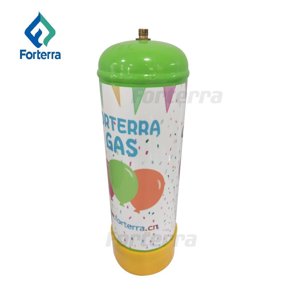 Forterra Hot New Products Portable Non Refillable 3.3L Disposable Helium Tank Pure 99.99% Helium Gas For Hellium Gas Bottle