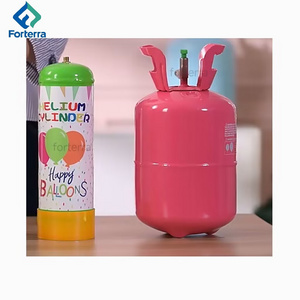 Forterra Hot New Products Portable Non Refillable 3.3L Disposable Helium Tank Pure 99.99% Helium Gas For Hellium Gas Bottle