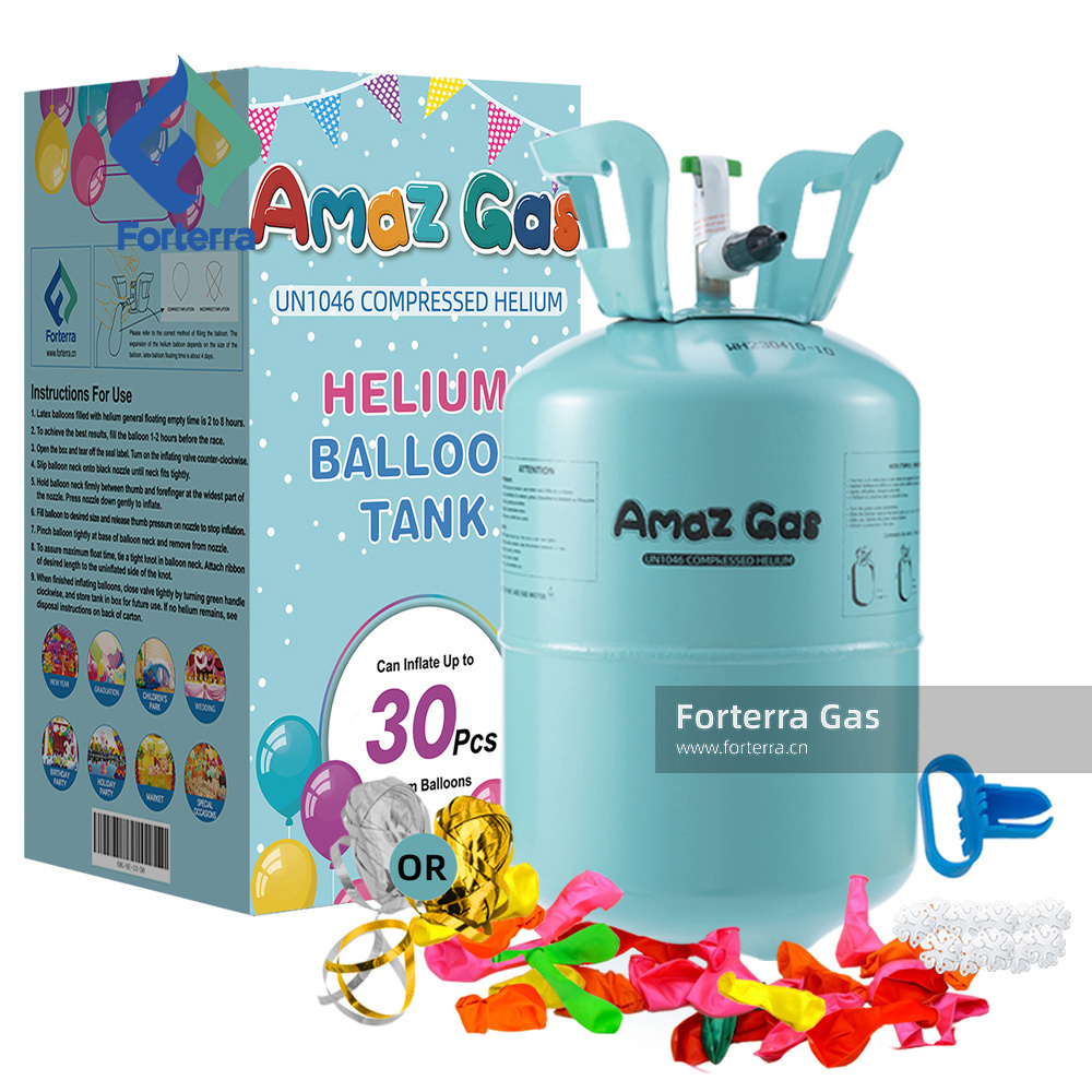 2.2L 3.3L Balloons Helium Tank Compressed 99.9% Pure Helium Gas Refilling Helium Cylinder For Balloons