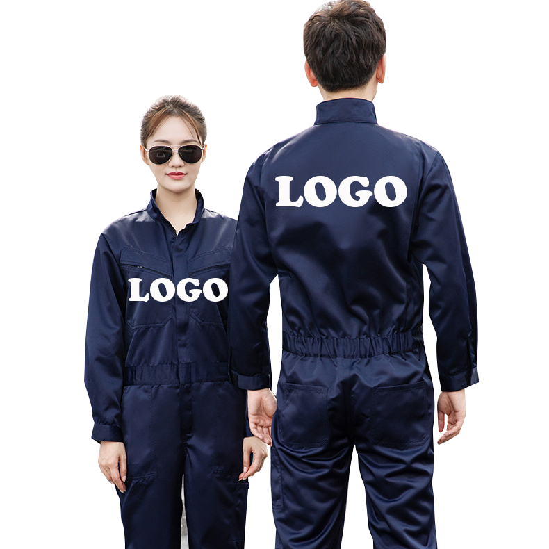 Logo Customized Work Overall Uniform Men Women Working Coveralls Welding Suit Car Repair Workshop Mechanic Uniform