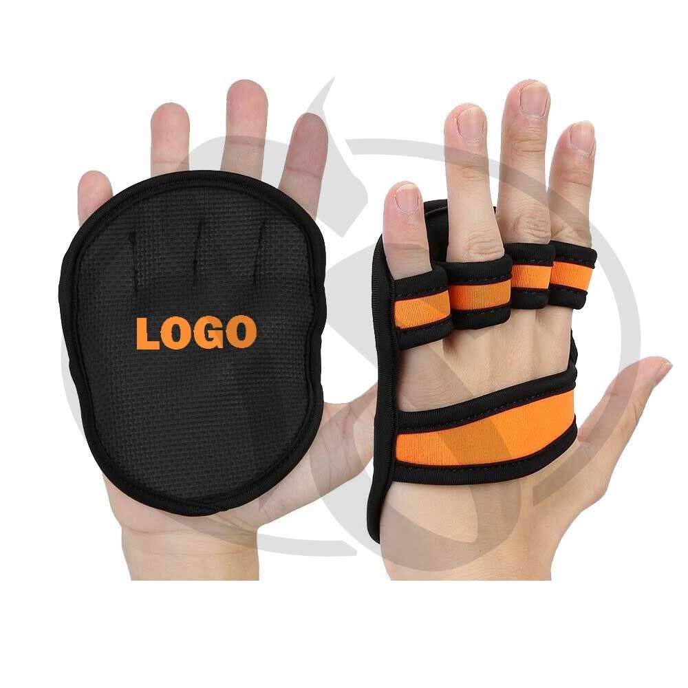 Fitness Weight lifting Gym Neoprene/Rubber Hand Grips Palm Pads For Support