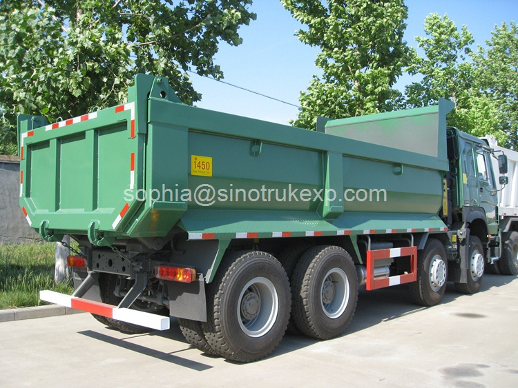 Sino truck HOWO 8x4 diesel 100 ton dump truck