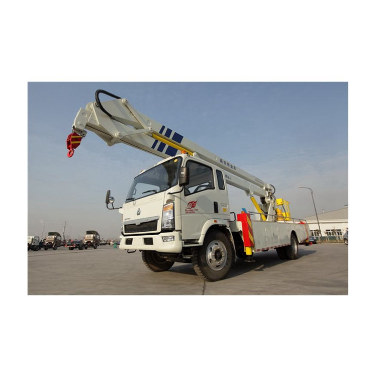 4X2 HOWO 16m high altitude operation hydraulic lift platform truck for sale