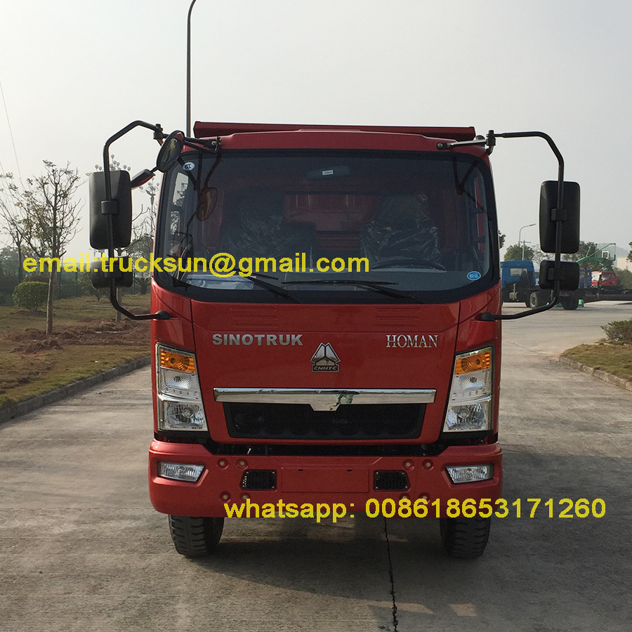 Sinotruk HOMAN 6 wheeler tipper truck 12 ton Euro 4 engine ZZ3048E3525D143H Peru