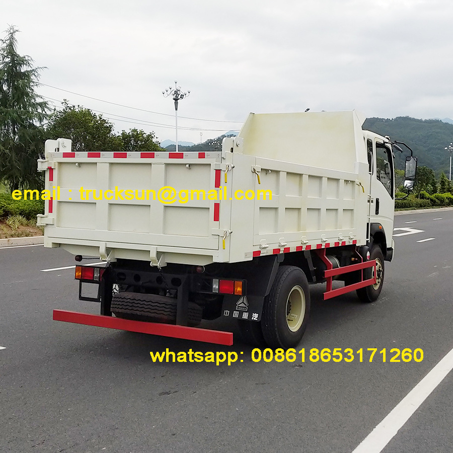 SINOTRUK HOMAN 6 Tires 2 tons- 10 tons Light dump tipper truck ZZ3168F3414D1R EURO IV ENGINE