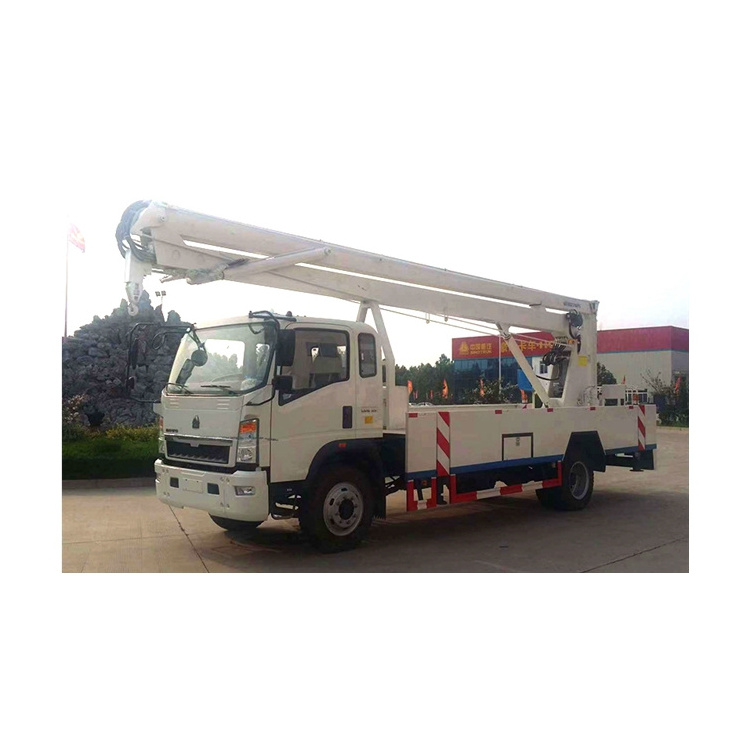 4X2 HOWO 16m high altitude operation hydraulic lift platform truck for sale