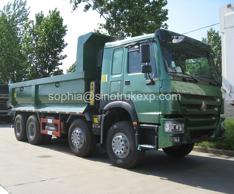 Sino truck HOWO 8x4 diesel 100 ton dump truck