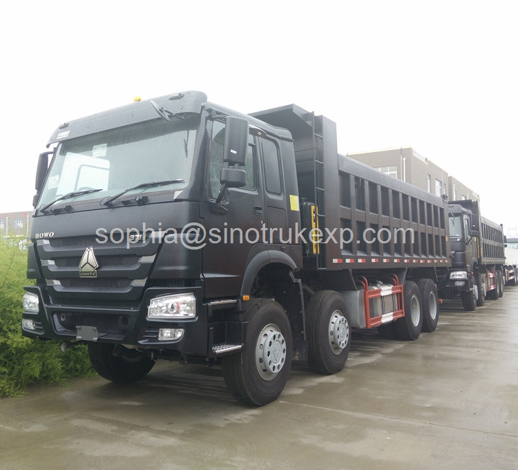 Sino truck HOWO 8x4 diesel 100 ton dump truck