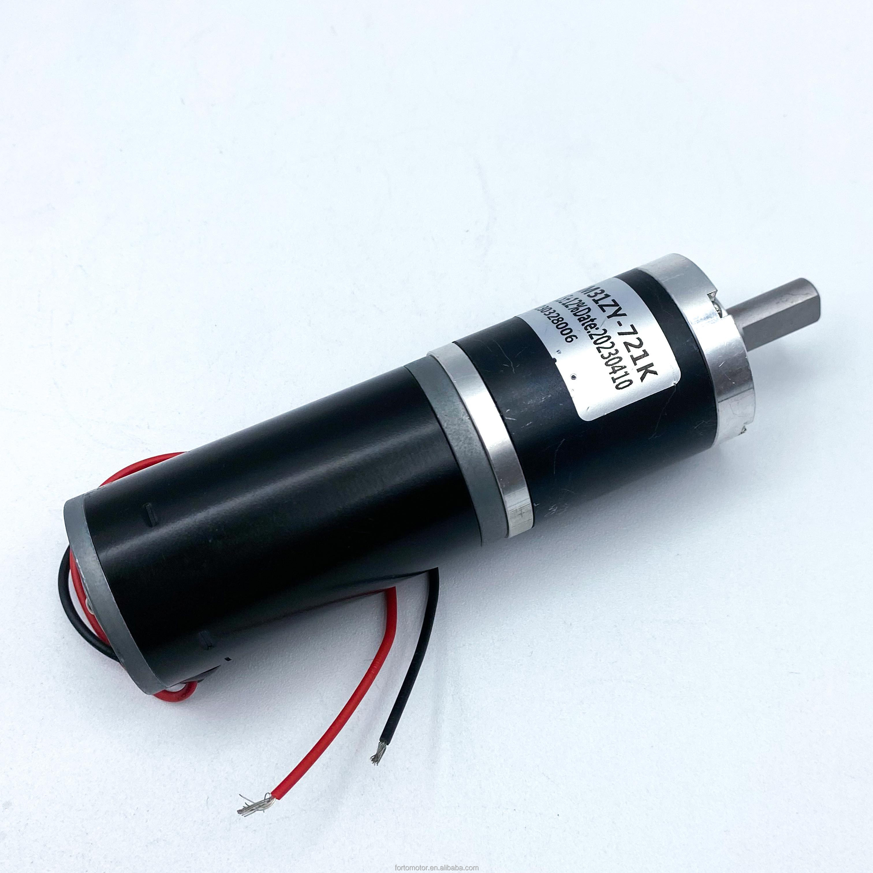 FORTO MOTOR Micro 3V 6V 12V 24V 32mm Gearbox Planetary Permanent Magnet Bldc Brushless Brushed DC gear motor