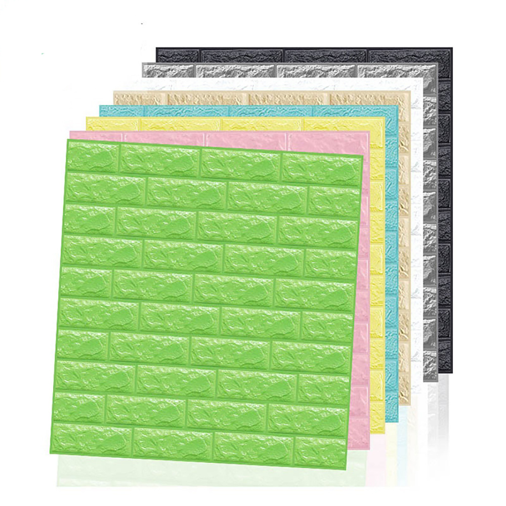 Self adhesive Wallpaper Peel and Stick 3D Wall Panel Living Room Brick Stickers Bedroom Kids Room Brick Papers