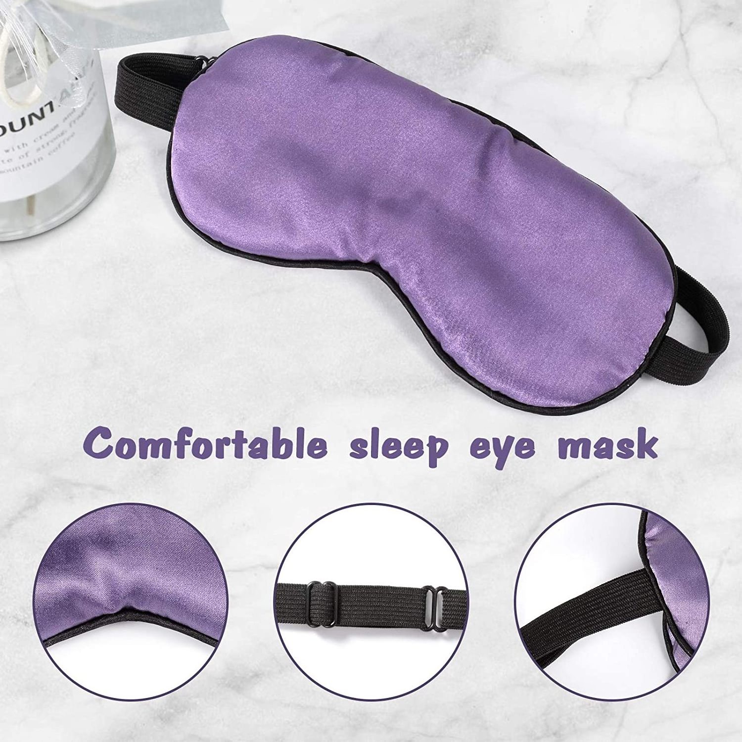 Luxury Bath Sets Natural Body Wash Bath Salt Sleeping Eyemask Bath Bomb 4 Pieces Gift Set