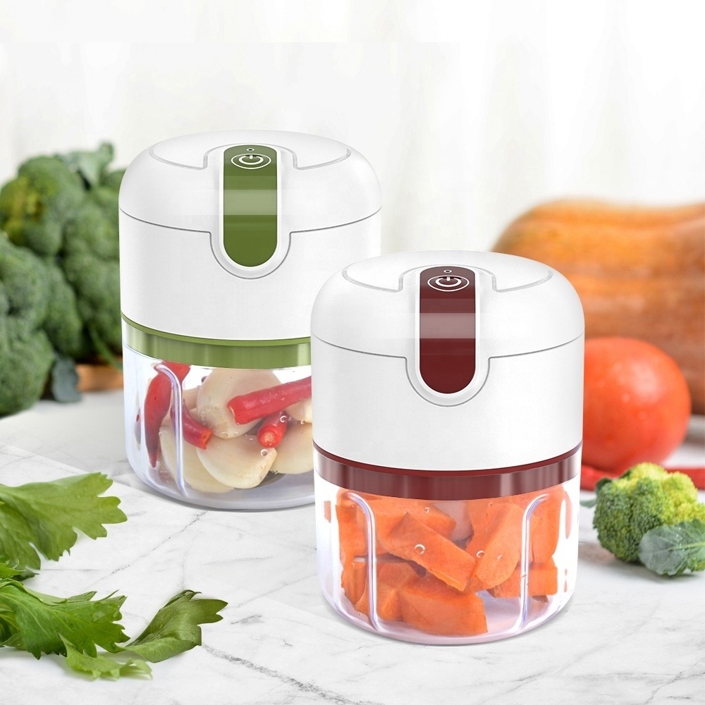 Bpa Free Handheld Kitchen Garlic Vegetable Food Processor Usb Mini Electric Food Chopper